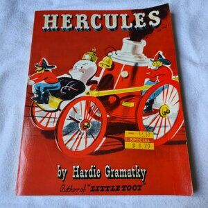 Vtg Hercules Hardie Gramatky 1st Peppercorn Paperback Edition 1940 Fire Engine